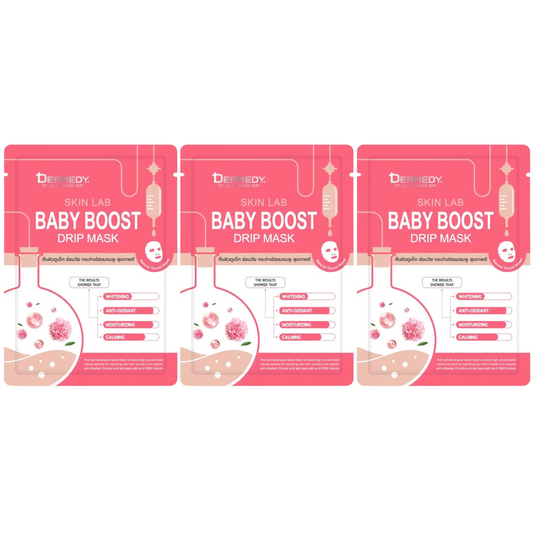 Dermedy - Skin Lab Baby Boost Drip Mask 25g. (Pack of 3)