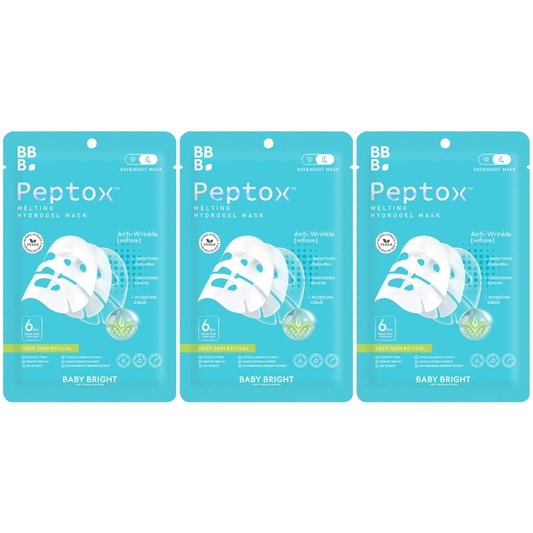 Baby Bright - Peptox Melting Hydrogel Mask 35g. (Pack of 3)