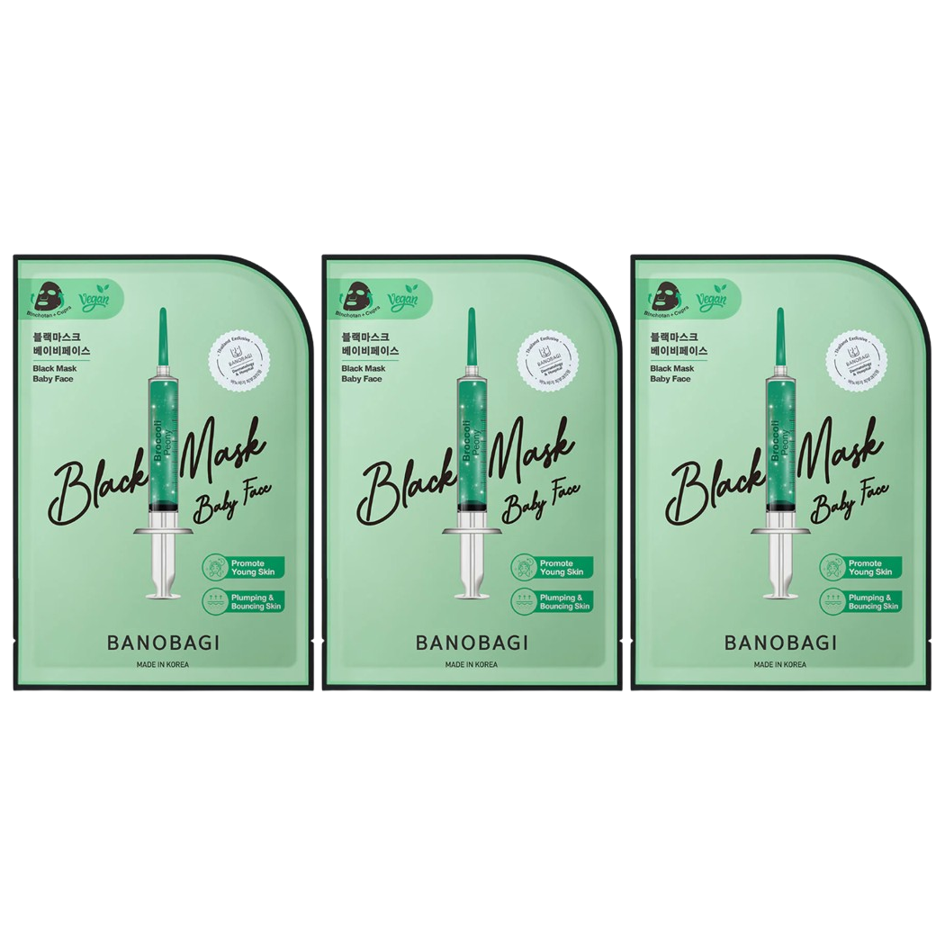 Banobagi - Black Mask Baby Face 26ml. (Pack of 3)