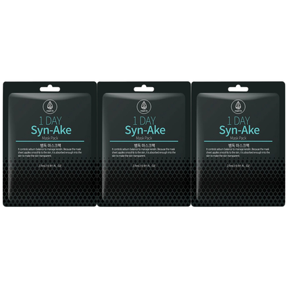 MEDB - 1 Day Syn Ake Mask Pack 27ml. (Pack of 3)