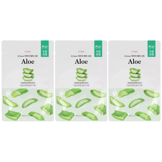 Etude - 0.2mm Air Mask Aloe 20ml. (Pack of 3)