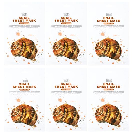 TENZERO - Snail Sheet Mask 25ml. (Pack of 6)