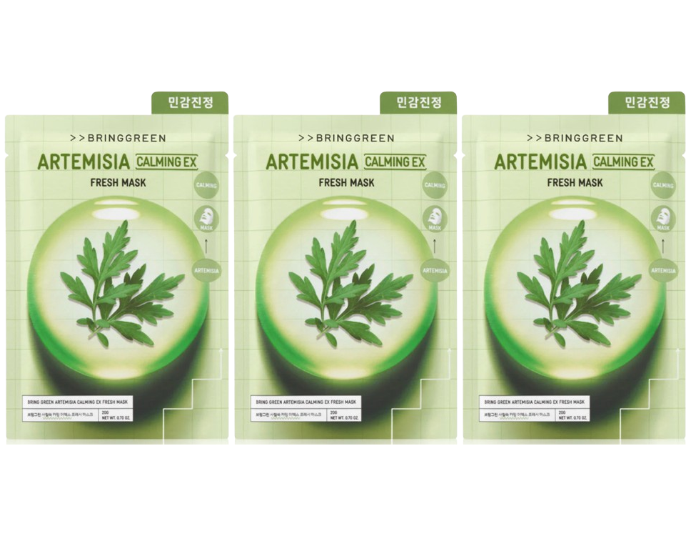 Bringgreen - Artemisia Calming Ex Fresh Mask 20g. (Pack of 3)