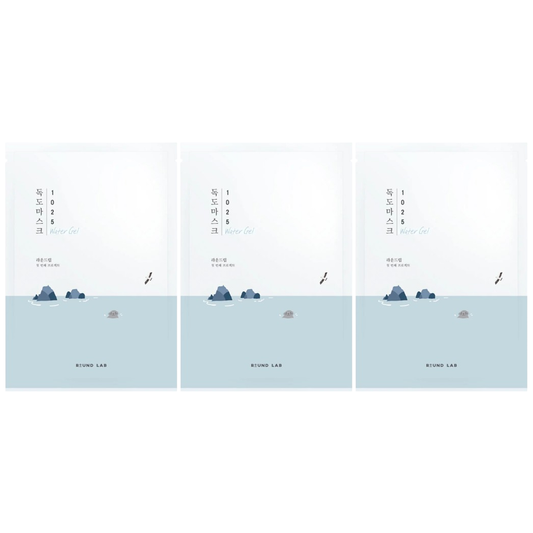 Round Lab - 1025 Dokdo Hydrating Water Gel Mask 30ml. (Pack of 3)