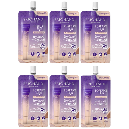 Srichand - Porefect Skin Matte Primer 6g. (Pack of 6)