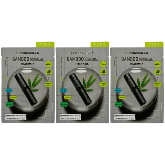 Bringgreen - Bamboo Charcoal Fresh Mask 20g. (Pack of 3)
