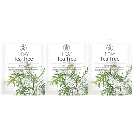 MEDB - 1 Day Tea Tree Mask Pack 27ml. (Pack of 3)
