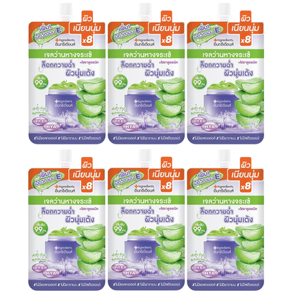 The Ingredients - Aloe-Hya Bright Cooling Gel 40g. (Pack of 6)