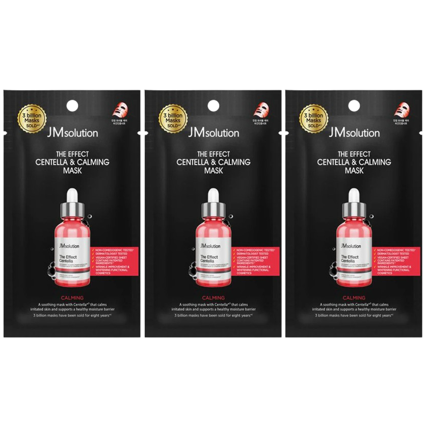JM Solution - The Effect Centella & Calming Mask 24ml. (Pack of 3)