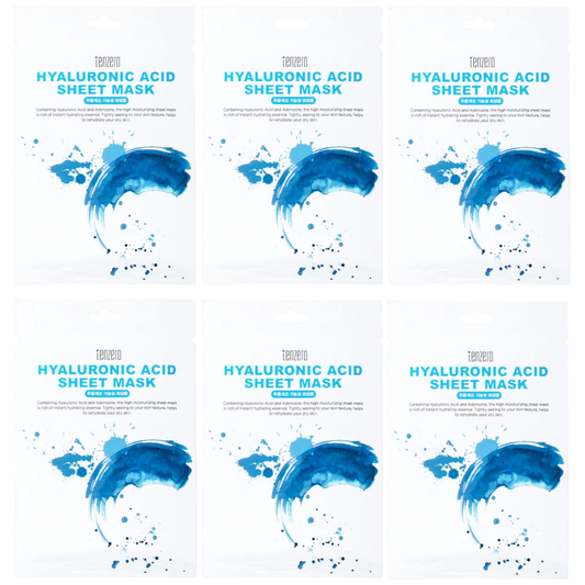 TENZERO - Hyaluronic Acid Sheet Mask 25ml. (Pack of 6)