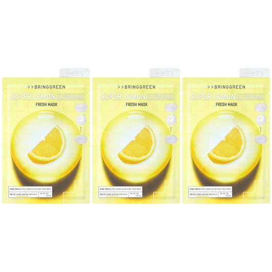 Bringgreen - Super Lemon Glutathione Fresh Mask 20g. (Pack of 3)