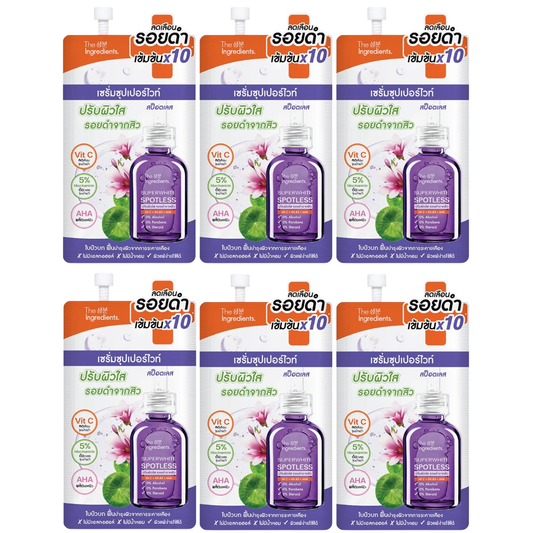 The Ingredients - Super Whitening Spotless Serum 8g. (Pack of 6)