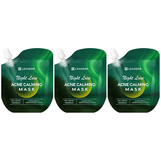 Leaders - Night Luxe Acne Calming Face Mask 21ml. (Pack of 3)