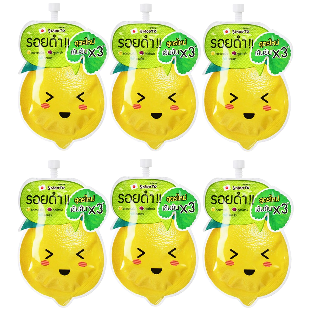 Smooto - Lemon-C Acne Plus White Serum 10g. (Pack of 6)