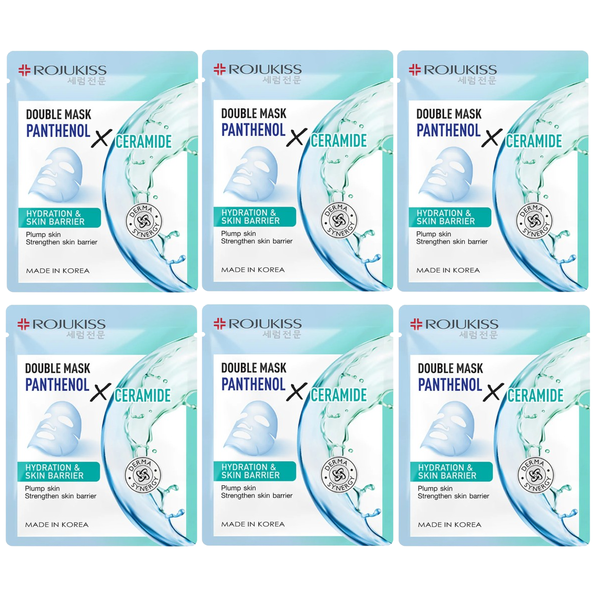 Rojukiss - Double Mask Panthenol Ceramide 25ml. (Pack of 6)