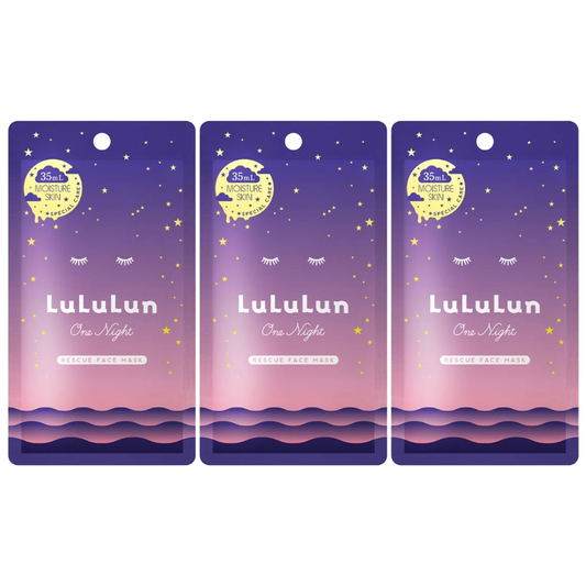 Lululun - One Night Hydration Face Mask (Pack of 3)