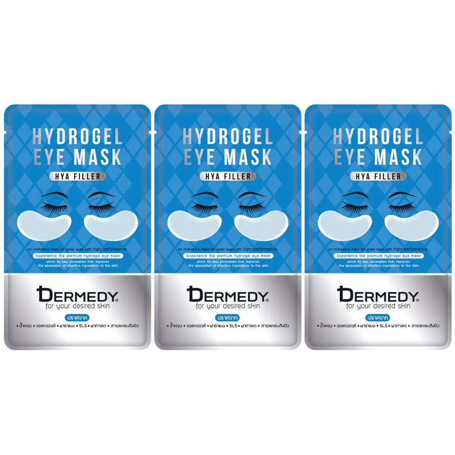 Dermedy - HYA Filler Hydrogel Eye Mask 6g. (Pack of 3)