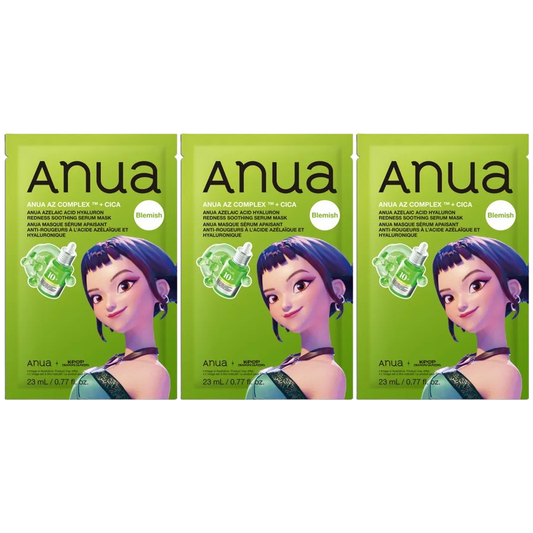 Anua - Kpop Demon Hunters Azelaic Acid Hyaluron Redness Soothing Serum Mask 23ml. (Pack of 3)