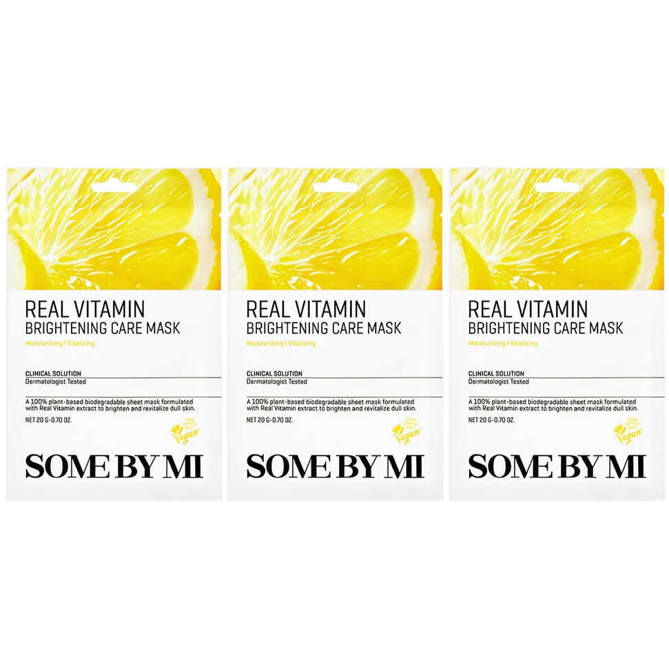 SOME BY MI - Real Vitamin Brightening Care Mask 20g. (Pack of 3)