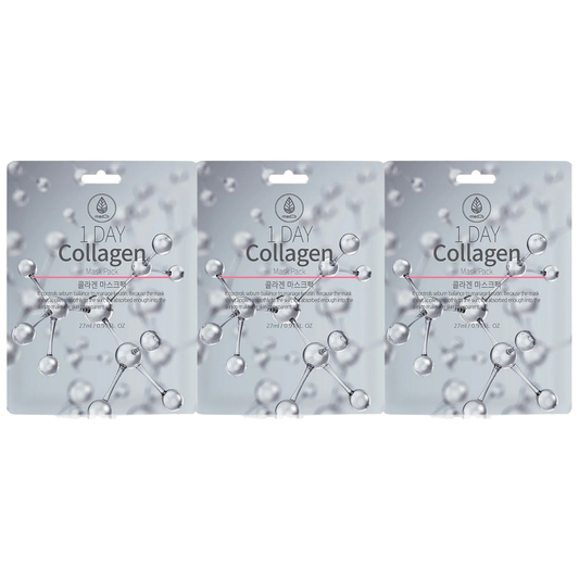 MEDB - 1 Day Collagen Mask Pack 27ml. (Pack of 3)