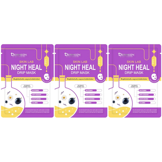 Dermedy - Skin Lab Night Heal Drip Mask 25g. (Pack of 3)