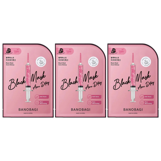 Banobagi - Black Mask Acne Detoxy 26ml. (Pack of 3)