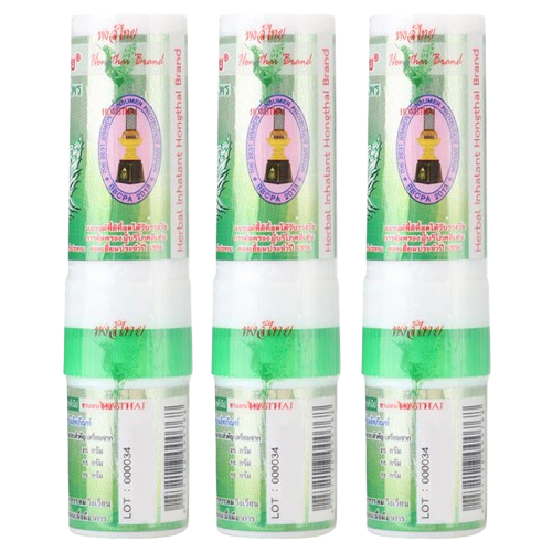 Hong Thai - Herbal Inhalant 3ml. (Pack of 3)