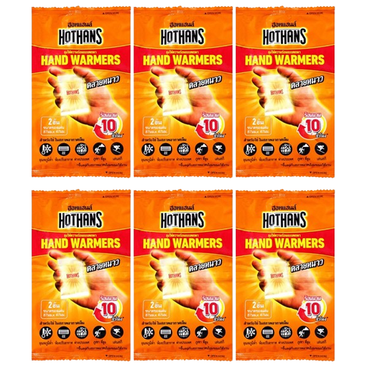 Kobayashi - Hothands Hand Warmers (6 Pack x 2 pieces)