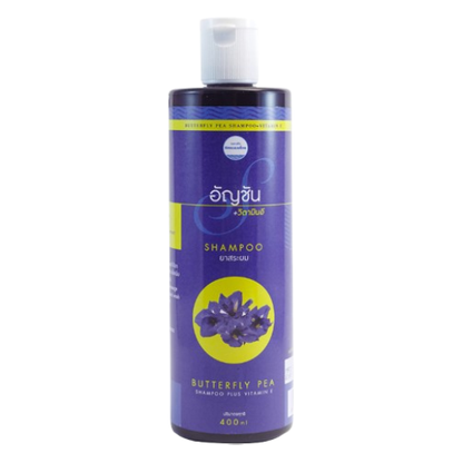 Kongkaherb - Butterfly Pea Shampoo + Conditioner with Vitamin E, each 400ml.