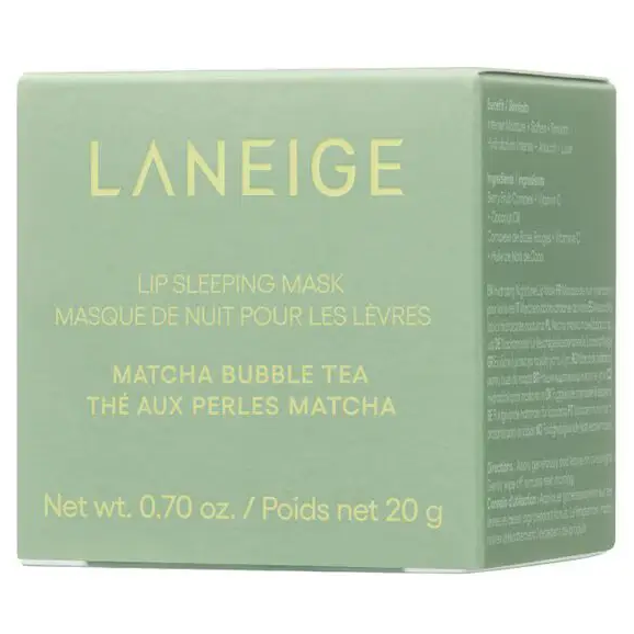 Laneige - Lip Sleeping Mask #Matcha Bubble Tea 20g.