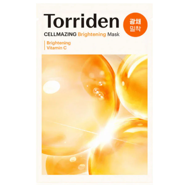 Torriden - Cellmazing Brightening Mask with Vitamin C 26ml. (Pack of 6)