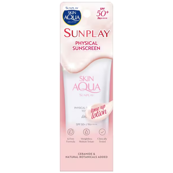 Sunplay - Skin Aqua Tone Up Physical Sunscreen For Sensitive Skin SPF 50+ PA++++ 50ml.