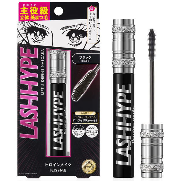 Kiss Me - Heroine Make Lash Hype Mascara #01 Black 8g.