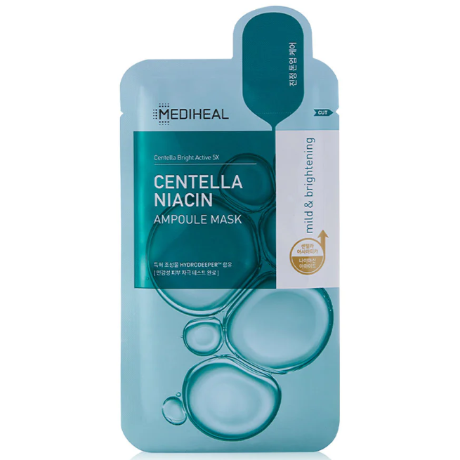 Mediheal - Centella Niacin Ampoule Mask 25ml. (Pack of 3)