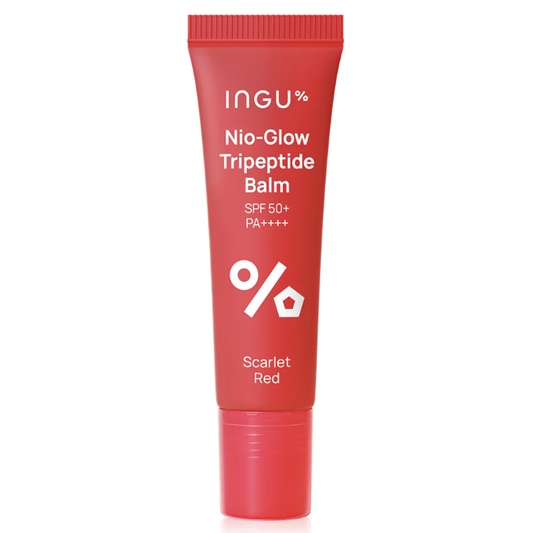 INGU - Skin Nio-Glow Tripeptide Balm SPF50+ PA++++, Scarlet Red 10ml.