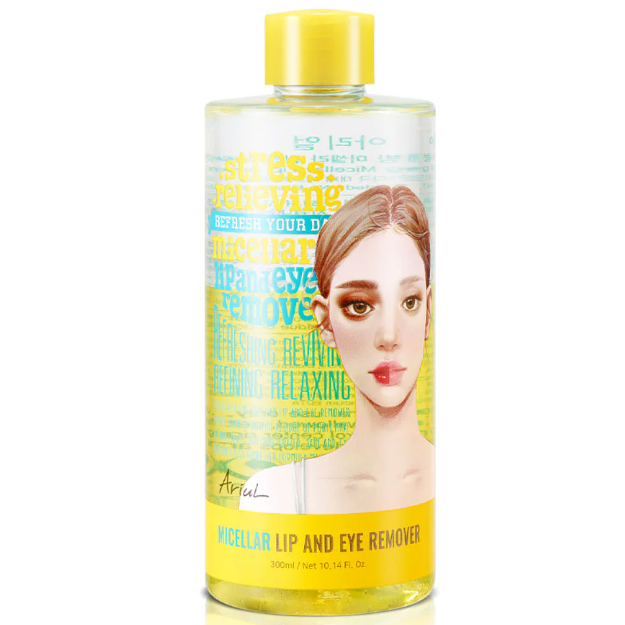 ARIUL - Stress Relieving Micellar Lip And Eye Remover 300ml.