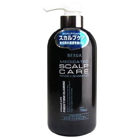 Kumano Yushi - Beaua Medicated Scalp Care Rinse in Shampoo 700ml.