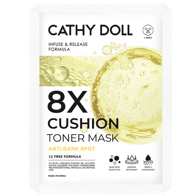 Cathy Doll - 8X Cushion Toner Mask Anti-Dark Spot 25g. (Pack of 6)