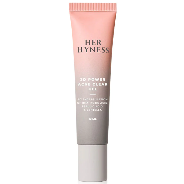 Her Hyness - 3D Power Acne Clear Gel with BHA, Kojic Acid, Ferulic Acid & Centella 12ml.