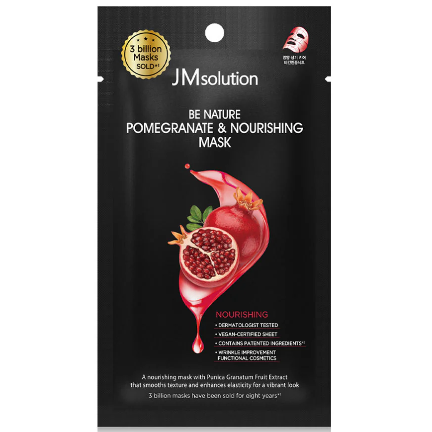 JM Solution - Be Nature Pomegranate & Nourishing Mask 24ml. (Pack of 3)