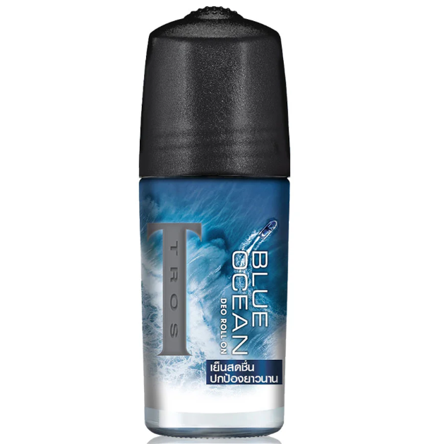 TROS - Deo Roll On Blue Ocean 45ml. (Pack of 3)