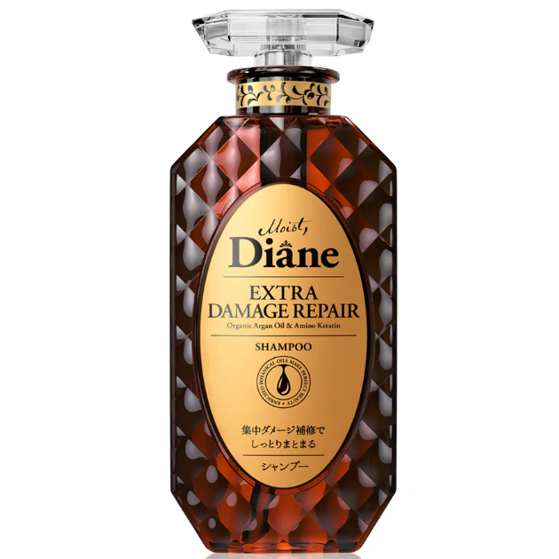 Moist Diane - Extra Damage Repair Shampoo with Organic Argan Oil & Amino Keratin 450ml.