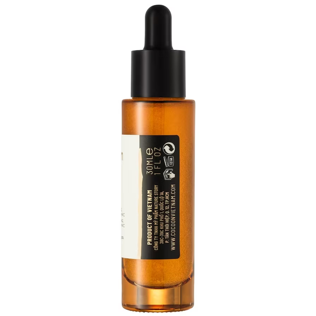 Cocoon Vietnam - Hung Yen Turmeric Serum (Tinh Chất Nghệ Hưng Yên) with Turmeric Oil, 2% NAG, 4% Vitamin B3 & 10% Vitamin C 30ml.