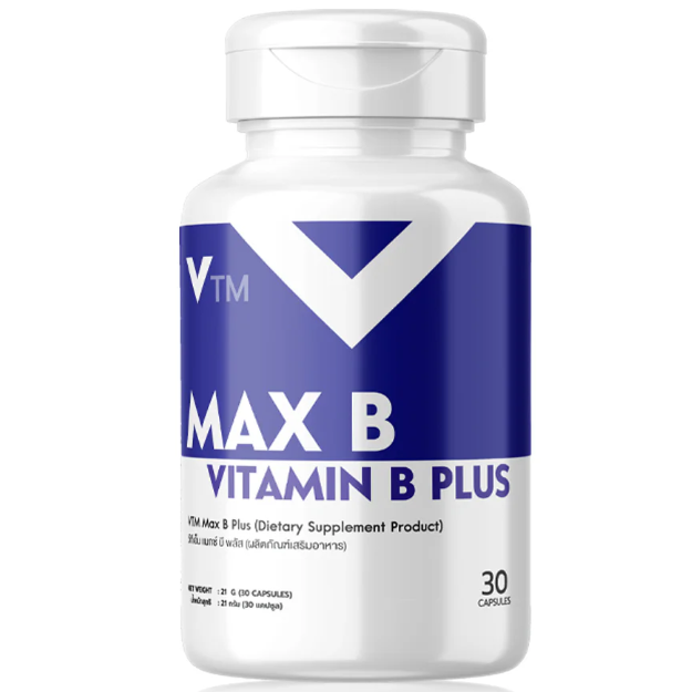 VTM - Max B Vitamin B Plus (30 Capsules)