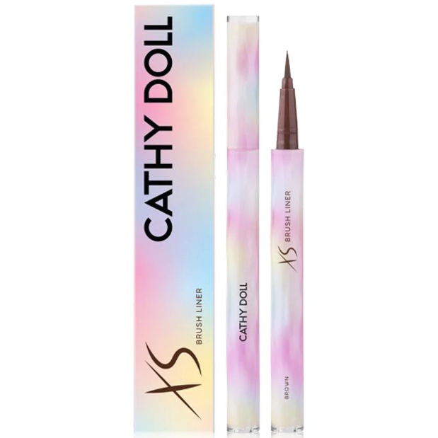 Cathy Doll - XS Brush Liner #Brown 0.6ml.