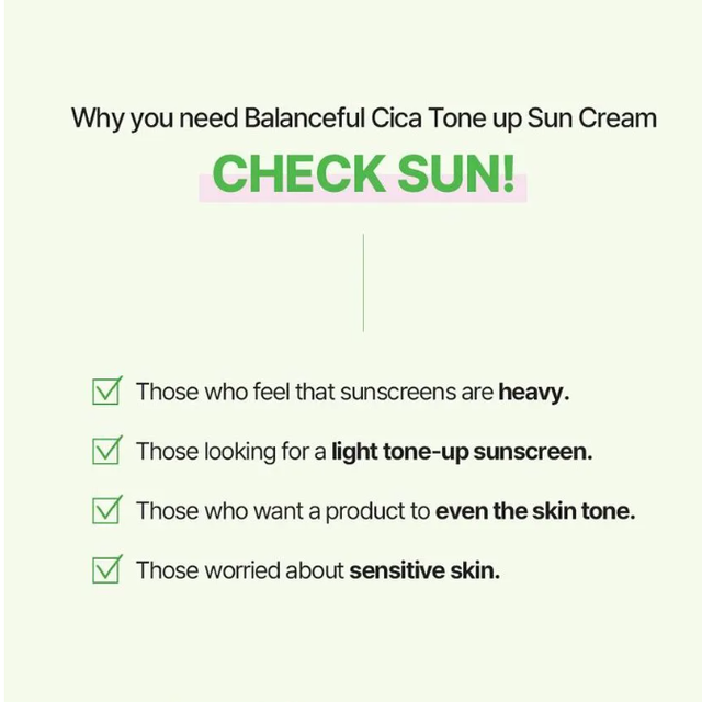 Torriden - Balanceful Tone Up Sun Cream SPF50+ PA++++ 60ml.