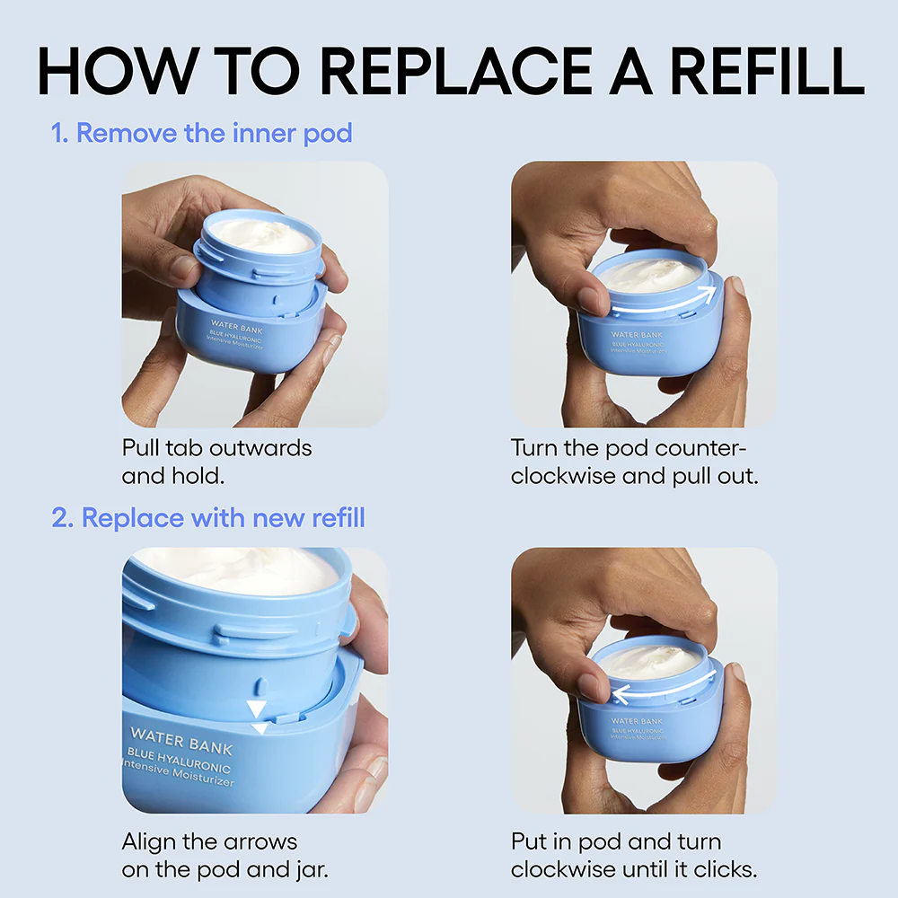 Laneige - Water Bank Blue Hyaluronic Intensive Cream Refill 50ml.