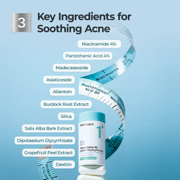Numbuzin - No.1+ Pantothenic B5 Active Drying Powder 7g.