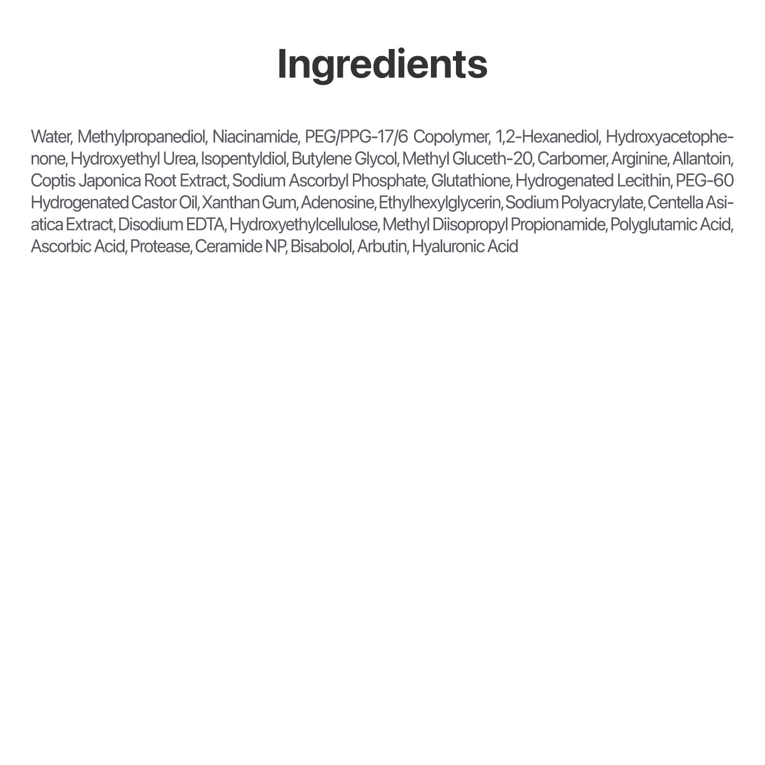 Numbuzin - No.5+ Glutathione + Vitamin C Concentrated Mask 27ml. (Pack of 6)