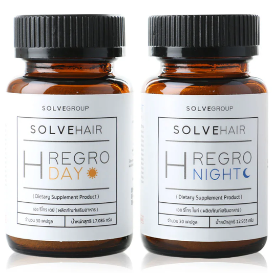 Solve Hair - H Regro Day (30 Capsules) & Night (30 Capsules)